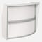Linea Italia Curved Reception Desk with Counter, 72 inW x 32 inD x 46 inH, Gray/White ZUS290 - alternate 1